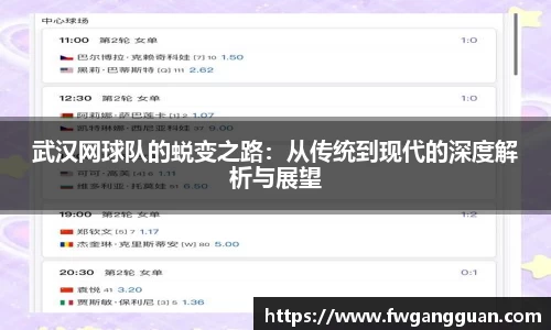 武汉网球队的蜕变之路：从传统到现代的深度解析与展望